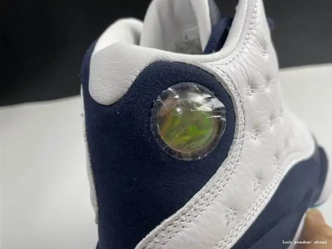 Rep LUCY 13 Powder Dark Blue Air Jordan 414571-144 0506
